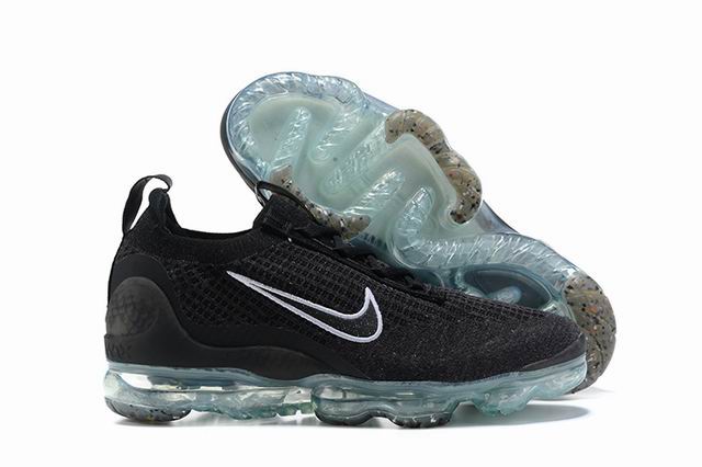 Nike Air Vapormax 2021 FK Women's Running Shoes Black White-10 - Click Image to Close